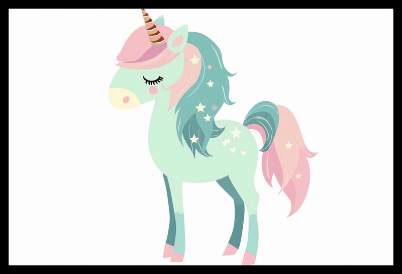 Plakat 45x30cm Jednorożec Marzeń zdjęcie 2