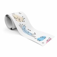 Samoprzylepny Pasek Bordiura Kolorowe PIESKI Akwarele Styl Skandynawski