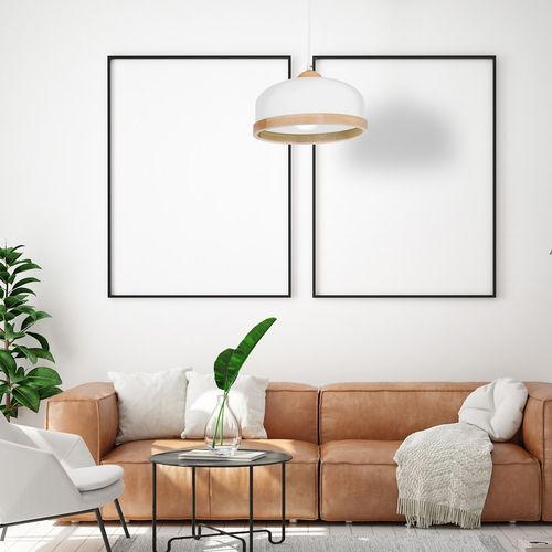 Lampa wisząca Studio Biały 1xE27 na Arena.pl