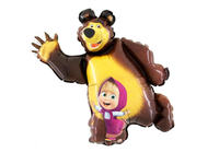 Balon foliowy "Masza i Niedźwiedź", 24 cale [balon na hel]