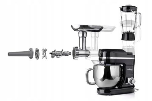 ROBOT KUCHENNY PLANETARNY MIKSER BLENDER 3000W MASZYNKA DO MIĘSA + PRZEPISY na Arena.pl