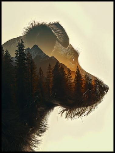 Plakat 75x100cm Psi Duch Lasu na Arena.pl