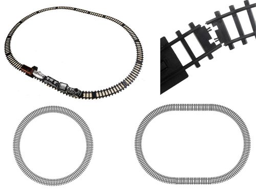 Ogromna Kolejka Pociąg Tory Dźwięk Światła Dym R/C 206,5 cm x 153,5 cm na Arena.pl