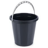 Wiadro plastikowe czarne 5 l