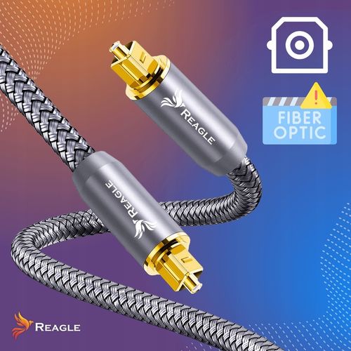 KABEL OPTYCZNY TOSLINK 5M HQ SPDIF DIGITAL AUDIO PRZEWÓD CYFROWY na Arena.pl