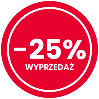 Naklejki RABAT PROMOCJA -25% BLACKFRIDAY 5X5cm okrągłe 40 SZT na arkuszu