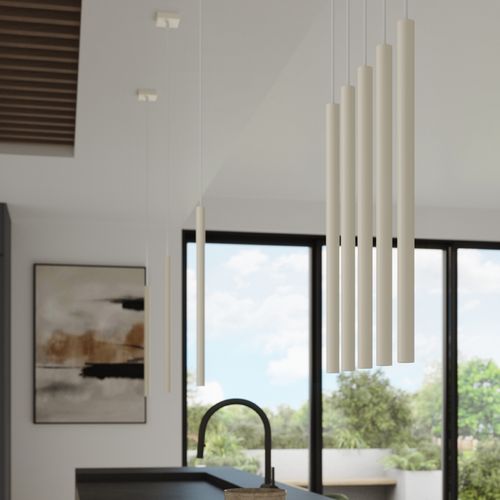 Lampa wisząca PASTELO 2 beżowa na Arena.pl