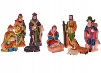 FIGURKI DO SZOPKI BOŻONARODZENIOWEJ Jezusek Józef Maryja zwierzęta 10 sztuk