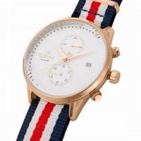 Zegarek męski G. Rossi Exclusive parciany - chronograf i datownik + GRAWER
