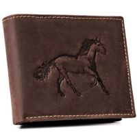 portfel męski skórzany n992-chm-horse-bl brown