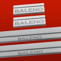 Listwa progowa SUZUKI BALENO MK4 Stal nierdzewna 304 mat 4szt