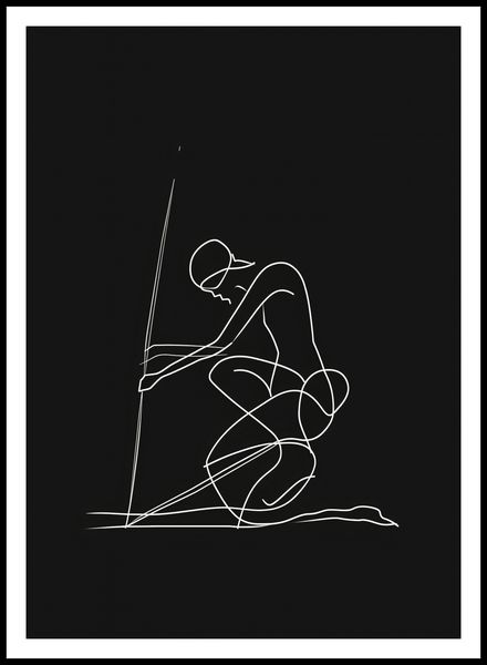 Plakat 67,5x95cm Linia zdjęcie 3