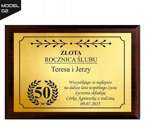 Magiczny Spersonalizowany Upominek Prezent Gift na Rocznicę Ślubu 1-50 lat na Arena.pl