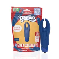 the screaming o 4b demon podwojny wibrator kulowy niebieski, wodoodporny