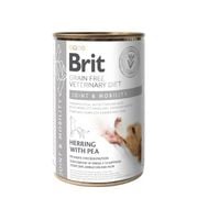 brit green free veterinary diet dog joint & mobility śledź z groszkiem 400g