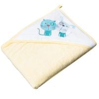 Okrycie kąp.80x80 pies,kot żół TEGA