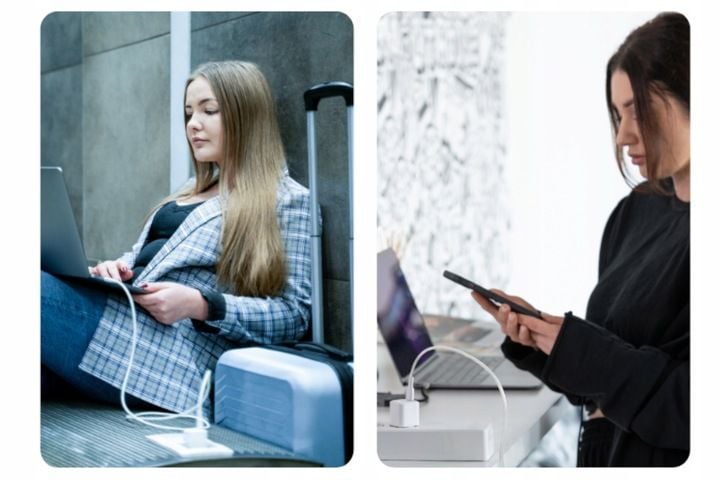 Biała Szybka Ładowarka GC Power GaN 33W 1x USB-C Power Delivery do telefonu zdjęcie 7