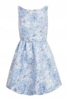 ORSAY Jasnoniebieska sukienka w kwiaty R..38