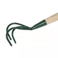 spulchniacz 3 zębny 6cm z trzonkiem drewnianym 80cm nr 36 kard