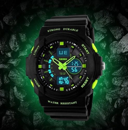 Zegarek dziecięcy SKMEI elektroniczny czarny wiele funkcji na Arena.pl