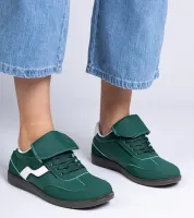 Zielone niskie sneakersy sznurowane Edelmira 37