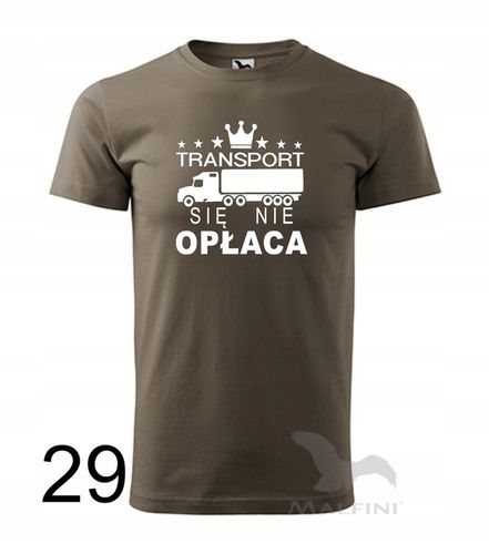 Koszulka męska TRANSPORT SIĘ NIE OPŁACA kolory na Arena.pl