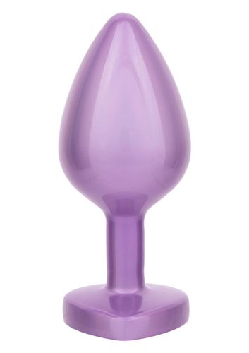 diamond heart plug large purple na Arena.pl