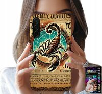 ETUI DO SAMSUNG GALAXY A26 5G - SKORPION ZNAK ZODIAKU ASTRONOMIA + FOLIA