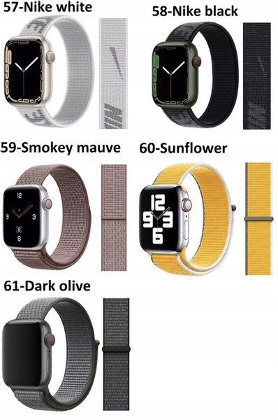 PASEK DO APPLE WATCH 2 3 4 5 6 7 8 9 SE ULTRA 2 38/40/41/42/44/45/49mm Rzep zdjęcie 8