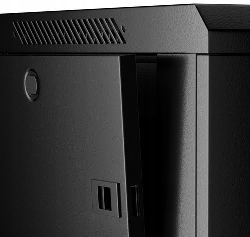 Szafa wisząca RACK 19" 18U, 450mm, Netrack F-Line, czarna, drzwi szklane na Arena.pl