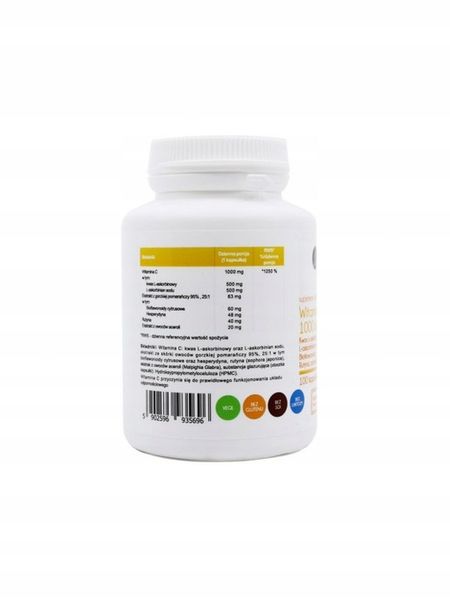 Suplement diety Aliness witamina C 1000 mg Plus 100 kapsułek zdjęcie 5