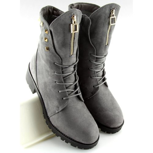 Botki workery szare HX-015 grey r.41 na Arena.pl