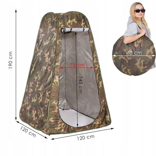 NAMIOT NA PRYSZNIC TOALETA WC PRZEBIERALNIA PRZENOŚNA KEMPINGOWY PLAŻOWY na Arena.pl