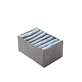 Estaky Organizer Ubrań do Szuflad Szary 35 x 23.5 x 18 cm