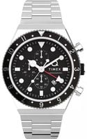 zegarek męski timex q timex 3-time zone chronograph tw2v69800 + box