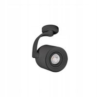 Lampa sufitowa spot natynkowy czarny do salonu sypialni kuchni - BROSS ARM