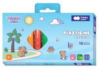 plastelina okrągła 10kol kapibara yummy yum 1632