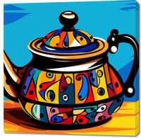 Obraz 100x100cm Może Herbatki?