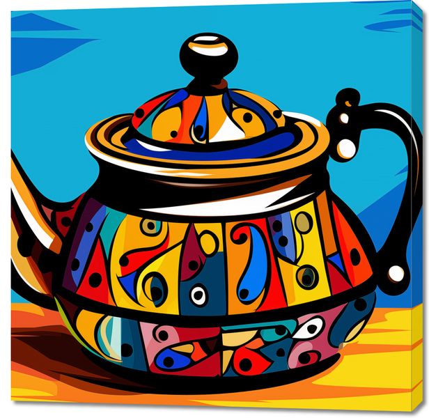 Obraz 100x100cm Może Herbatki? zdjęcie 1