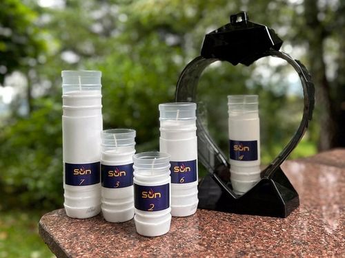 17 x WKŁAD DO ZNICZY 75 h parafinowy znicz SUN 6 WKŁADY zalewane 18 cm na Arena.pl