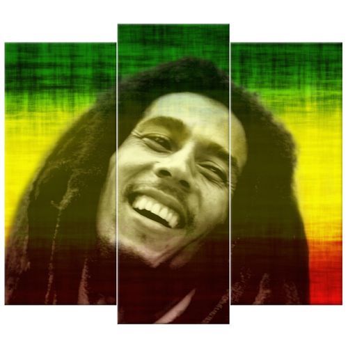Obraz Tryptyk 90X80 Bob Marley Muzyk Reggae na Arena.pl