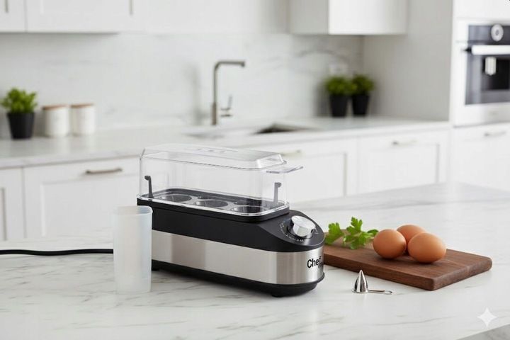 ChefOne SE-D031 jajowar do gotowania jajek automat do jaj na 3 sztuki zdjęcie 11