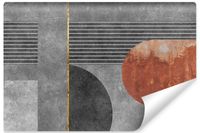 Fototapeta Wzór Geometryczny BETON Mural Abstrakcja 400cm x 280cm