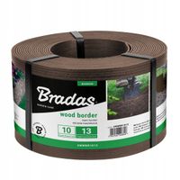 Obrzeże WOOD BORDER 130mm x 2,8mm x 10m - Brązowy