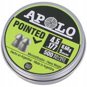 Śrut Diabolo Apolo Pointed 4.5 mm, 500 szt. 0.60g/9.0gr