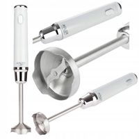 2X Blender ręczny 350W Stal nierdzewna Ergonomiczny Cichy silnik Adler AD46