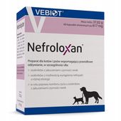 Vebiot Nefroloxan Dog Cat 60 kapsułek choroby nerek