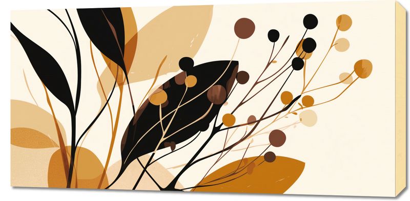 Obraz 100x50cm Jesienne Sylwety zdjęcie 1