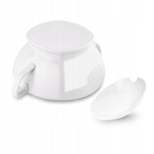 WAZA do ZUPY ROSOŁU biała waza do barszczu 2,5L ZASTAWA STOŁOWA Tadar na Arena.pl