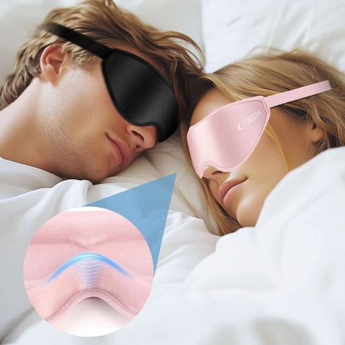 tech-protect eyeshade sleep mask baby pink na Arena.pl